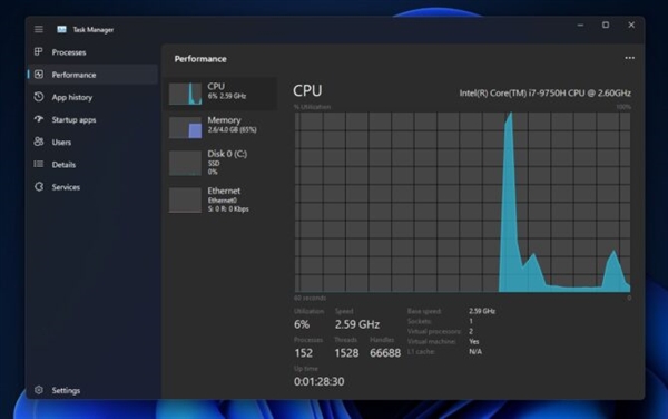 Windows 11全新任務(wù)管理器體驗：全新布局 觸摸黨狂喜