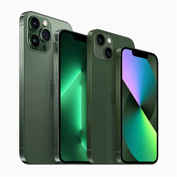 iPhone 13系列新增蒼嶺綠：7999元起！蘋果正全力生產(chǎn)