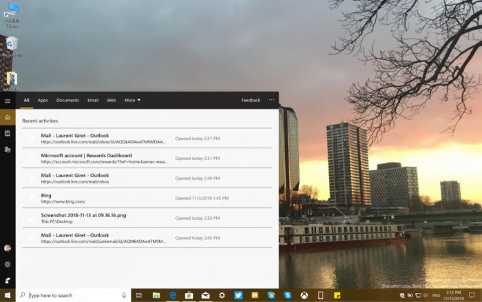 微軟在Windows 10上測(cè)試Cortana 主屏幕全新用戶(hù)界面