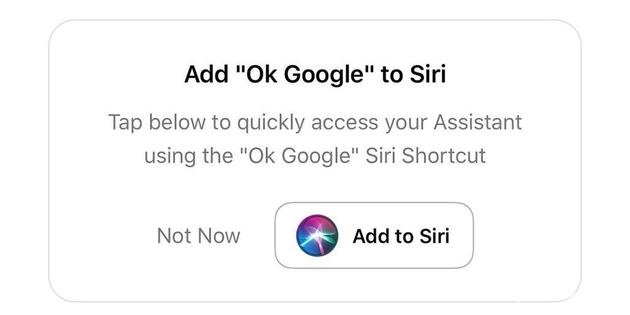 谷歌更新后能讓Siri來啟動(dòng)Google語音，蘋果尷尬